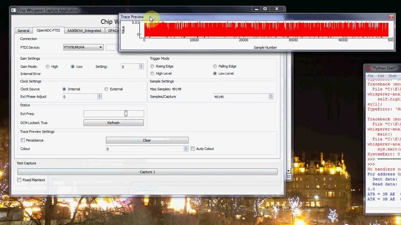 Cover for ChipWhisperer Capture: Side Channel Analysis on the SASEBO-W With the OpenADC