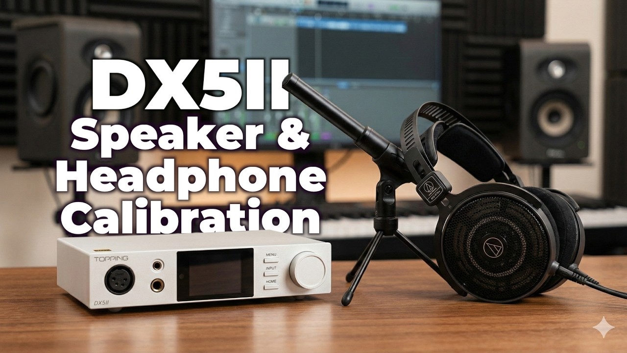 Cover for Headphone and Speaker Calibration with the Topping DX5II